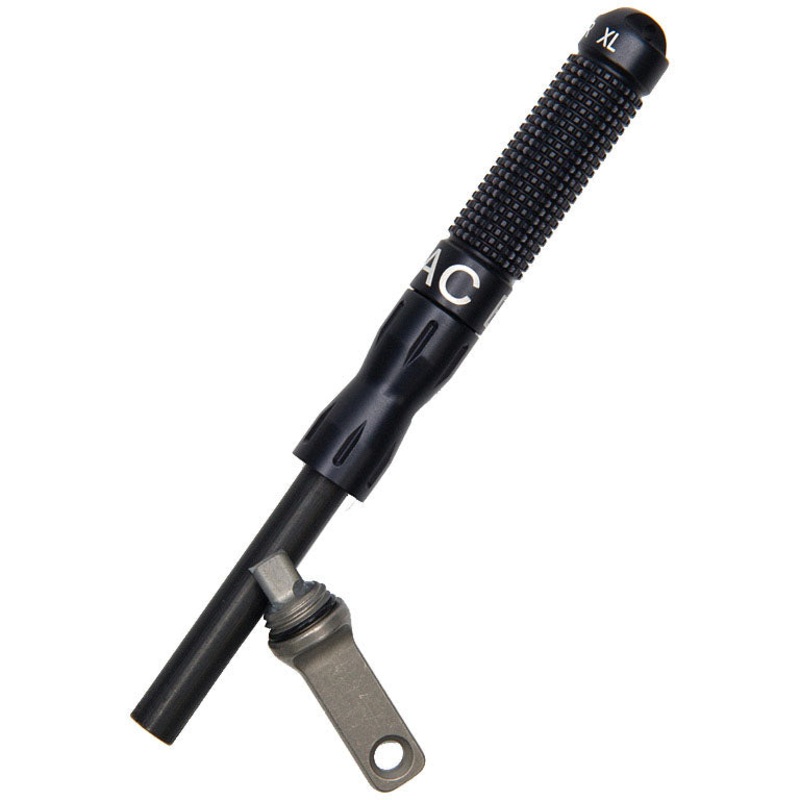 Exotac NanoStriker XL Firestarter Collection  Durable, USA-Made Ferrocerium Fire-Starting Tools with Larger Handles & Rods for Outdoor and Emergency Use BLACK