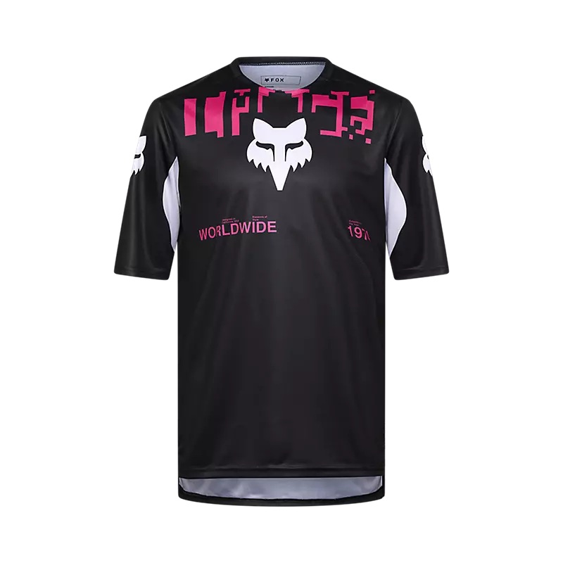Fox Racing Ranger Short Sleeve MTB Jersey – Digi image – Black Black Small