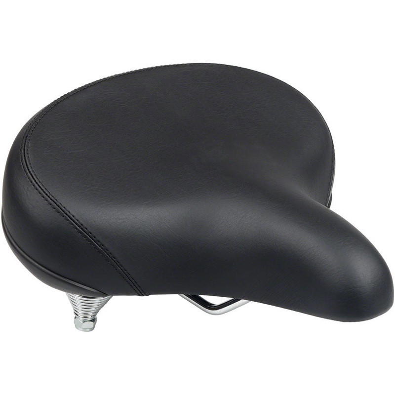 MSW Cruiser Saddle – Springs Steel Black