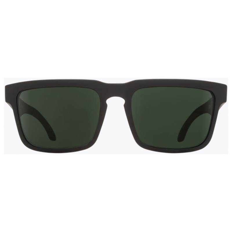 Spy Optic Helm Matte Black-Grey/Green Polarized Sunglasses