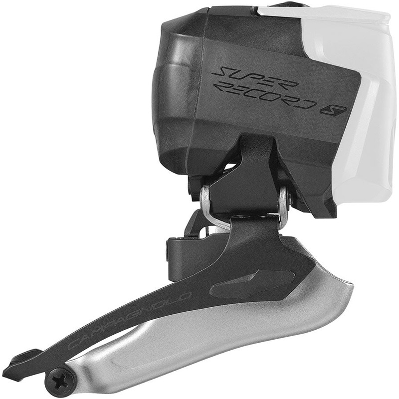 Campagnolo Super Record S Wireless Front Derailleur – 12-Speed, Braze-On, Battery Sold Separate, Black