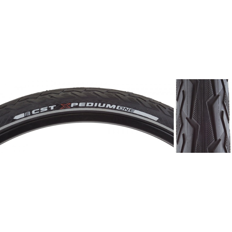 Cst Premium Xpedium APL 26 x 1.75 Clincher Wire TPI 75 Black/Black Reflective TB65689000