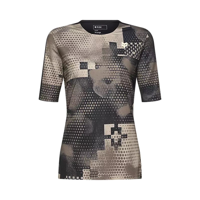 Fox Racing Flexair Ascent Short Sleeve MTB Jersey – Pulse – Womens – Sand Sand X-Small