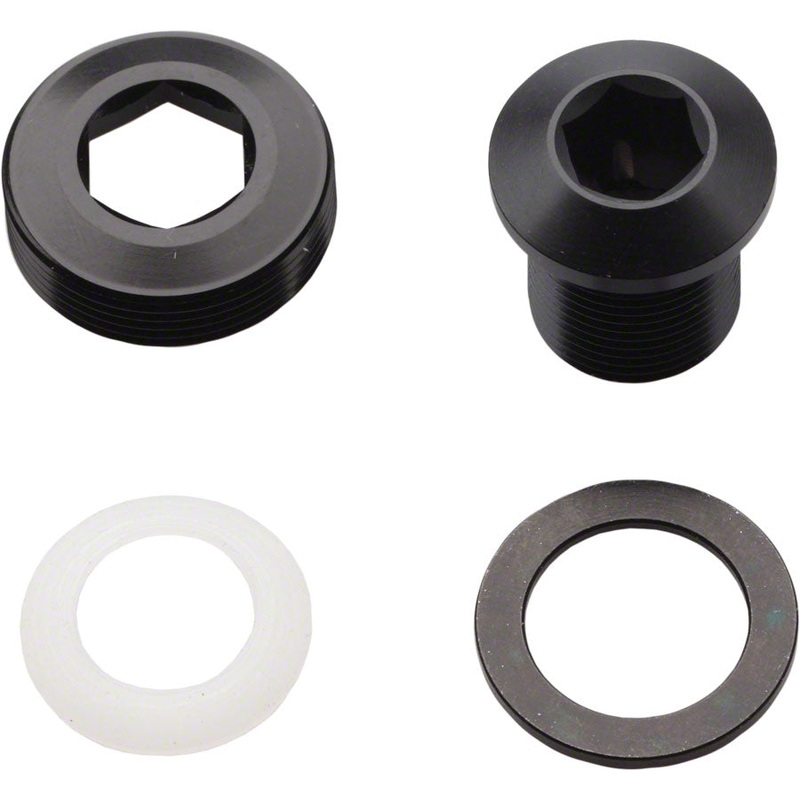 RaceFace Crank Bolt – M14, Non-Drive Side, Next SL (2008-2012), includes Washers and Puller Cap