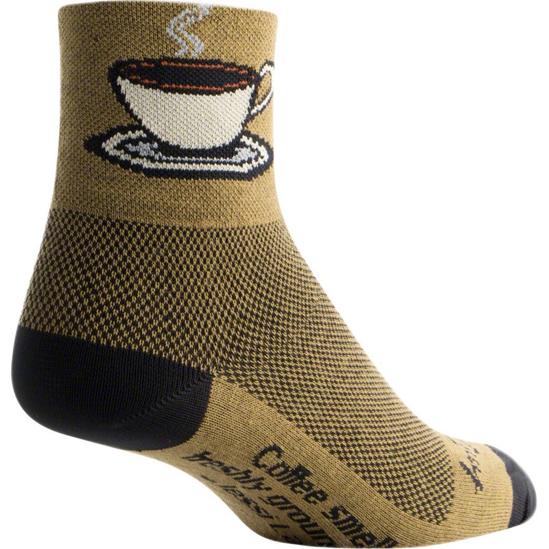 SockGuy Java Sock: Brown LG/XL