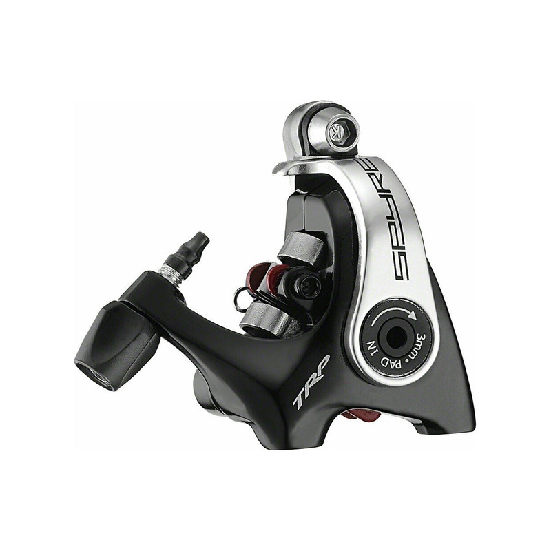 TRP Spyre Flat Mount Mechanical Brake Black Caliper Only – No hardware