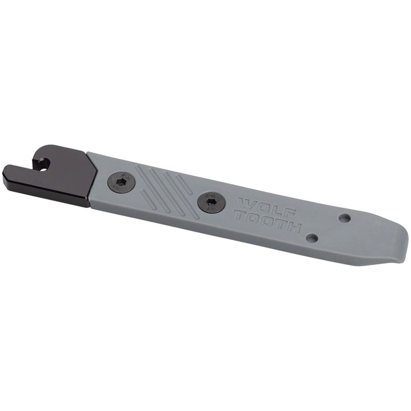 Wolf Tooth Components 8-Bit Tire Lever Inc Rim Dent Remover Gray