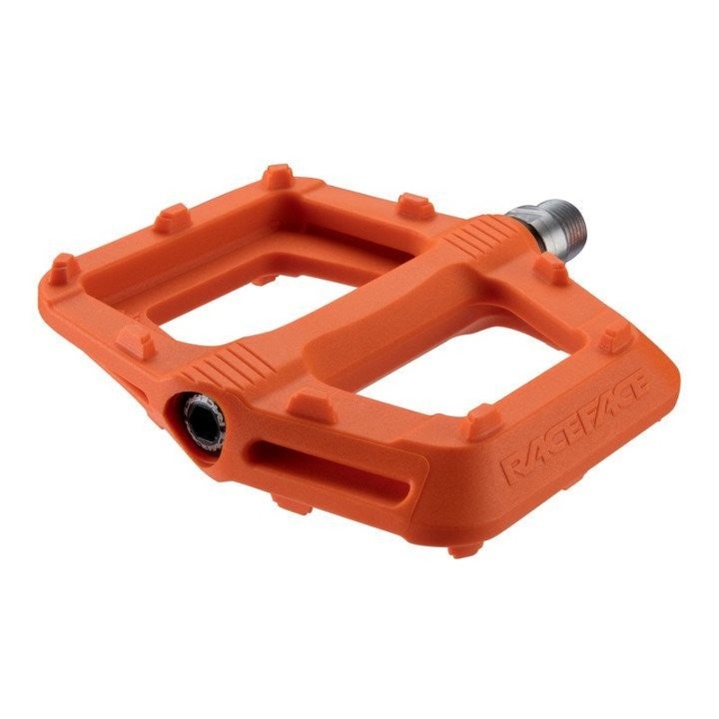Race Face Ride Flat Pedals – Orange Orange