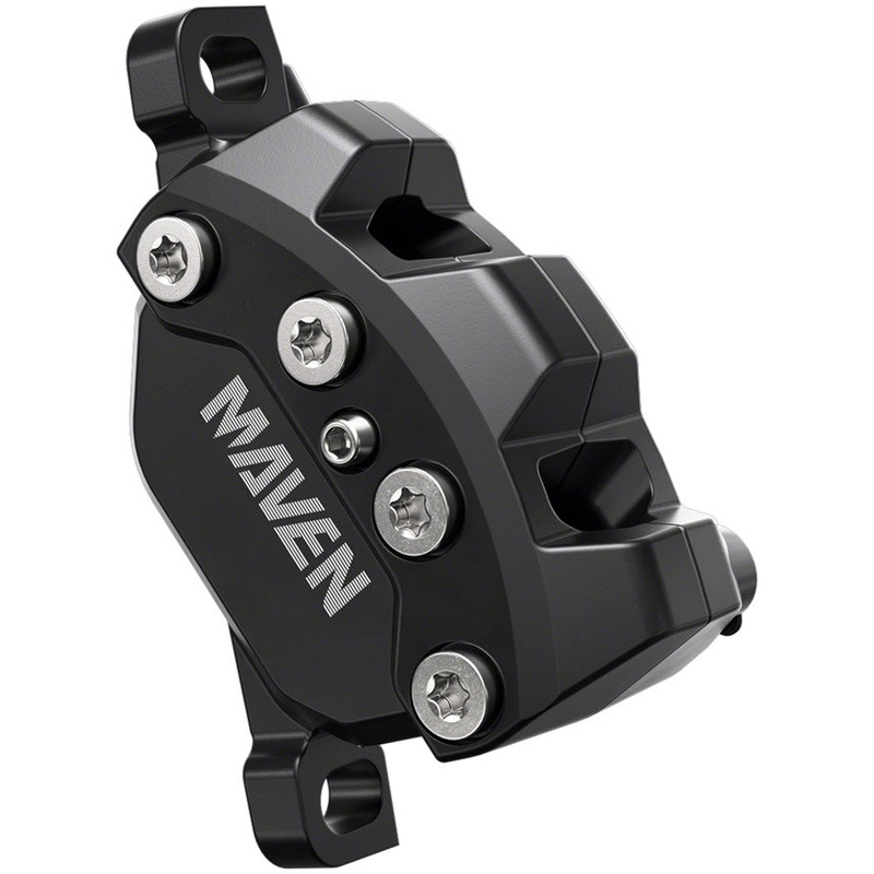SRAM Maven Base Disc Brake Caliper Assembly – Front/Rear, Post Mount, 4-Piston, Diffusion Black, A1