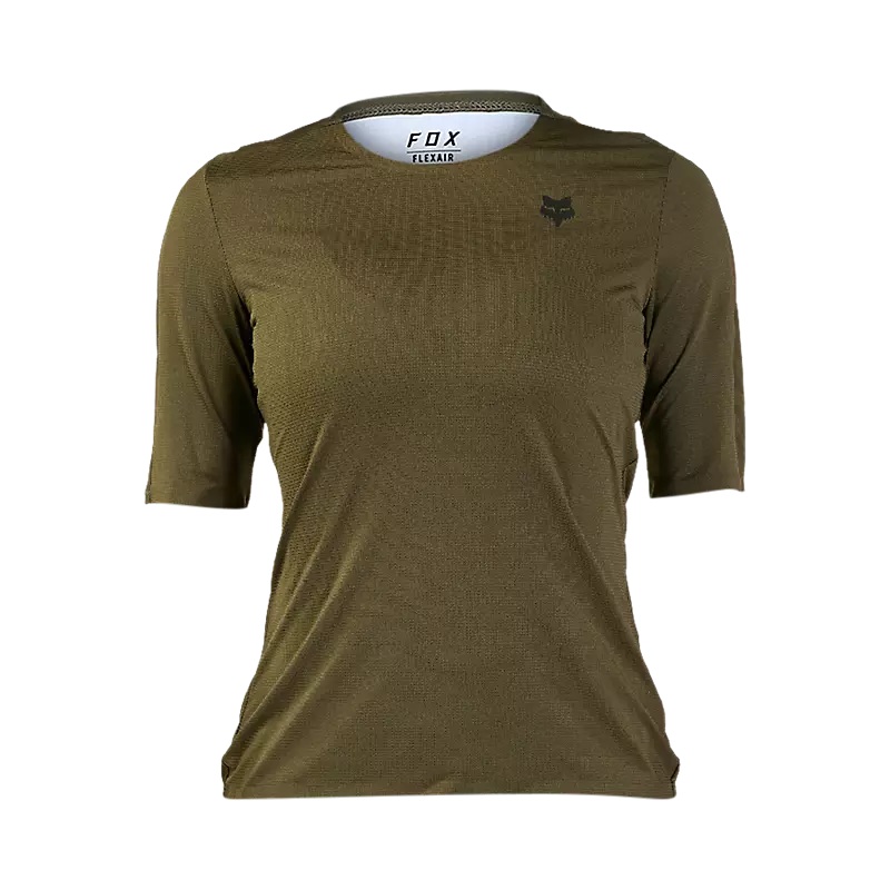Fox Racing Flexair Ascent Short Sleeve MTB Jersey – Womens – Olive Green Olive Green X-Small