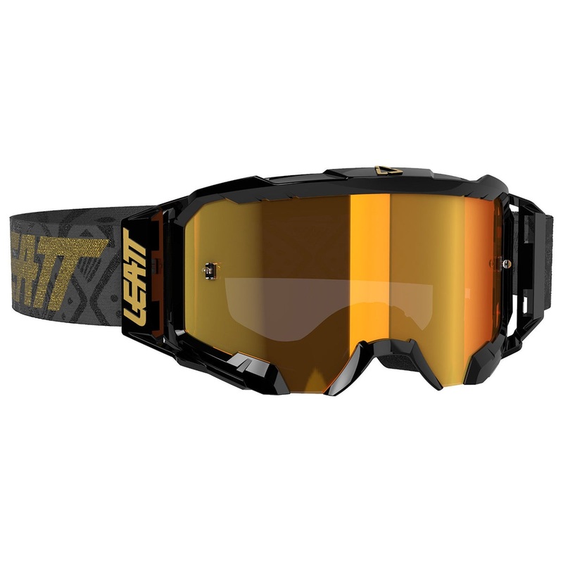 Leatt Velocity 5.5 Iriz MTB Goggle – Black Black Bronz – 22% Lens
