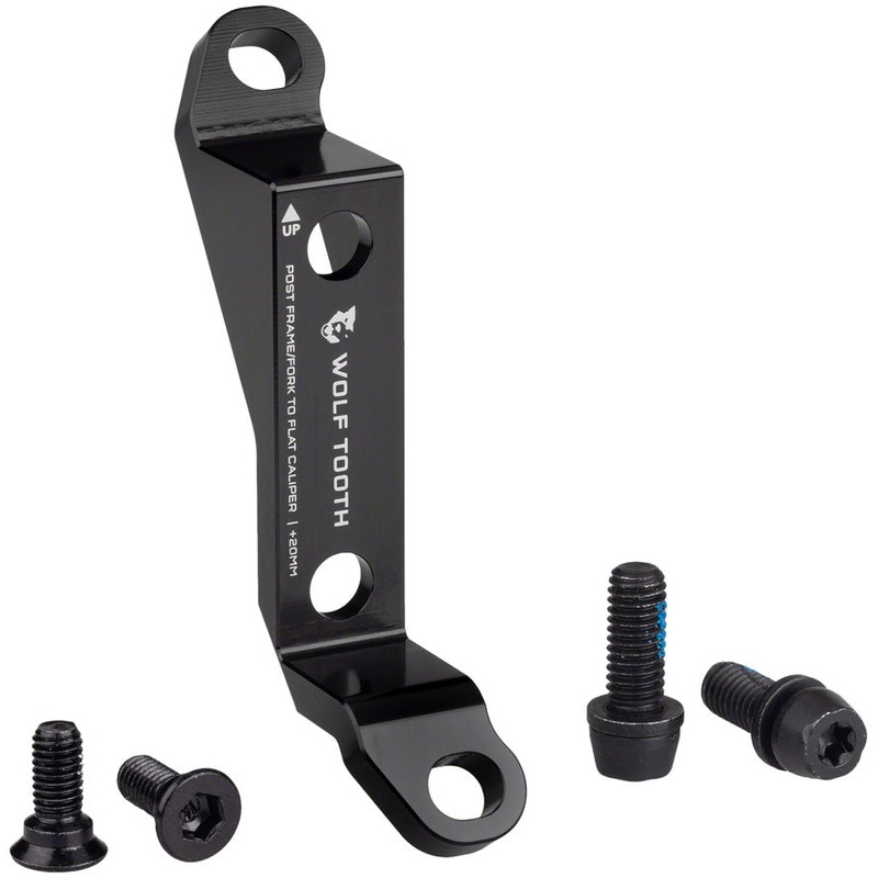 Wolf Tooth Disc Brake Adapter – Post to Flat Mount +20mm