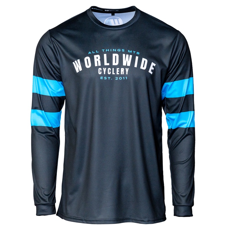 Worldwide Cyclery Jersey – Classic Long Sleeve, 2X-Large