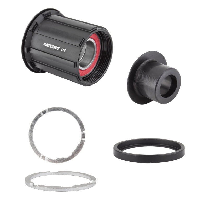 DT Swiss Ratchet LN Freehub Body – Shimano HG 11 MTN Standard Aluminum Sealed Bearing Kit w/ End Cap 12 x 142/148 mm