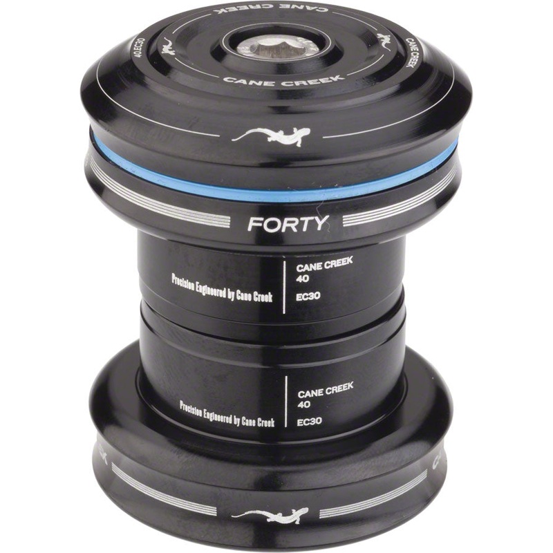 Cane Creek 40 Series EC30/25.4 EC30/26 Headset 1″ Straight Steerer Black