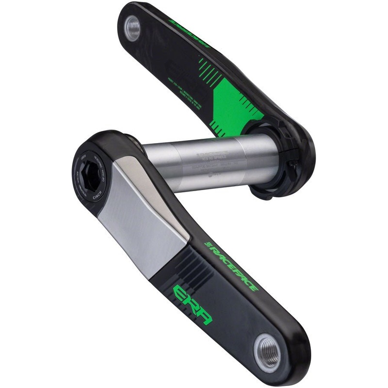 RaceFace ERA Carbon Crankset – 175mm Length – CINCH Interface – 136mm Spindle – Green