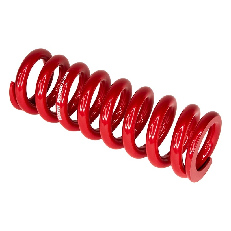 RockShox Metric Spring – Electric Red LENGTH 174MM SPRING TRAVEL (67.5-75MM) 525 LB