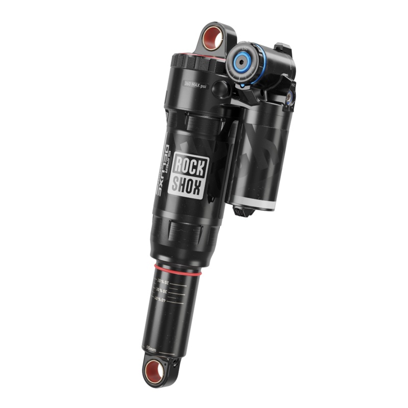 RockShox Super Deluxe Ultimate RC2T Rear Shock – 230 x 62.5 mm, Linear Air, 0 Neg/2 Pos Token, Reb 55 / Comp 30, L/O4,