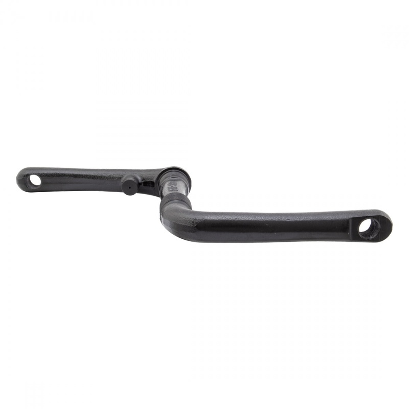 Sunlite One Piece CrankArm Set 115mm Black Forged Steel 24 TPI
