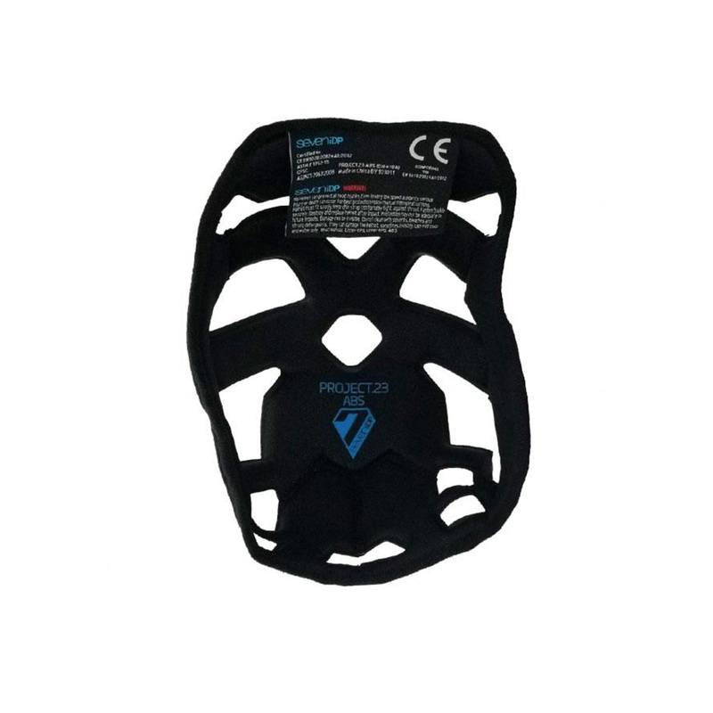 7 iDP Project 23 Helmet Pad – ABS Black X-Small