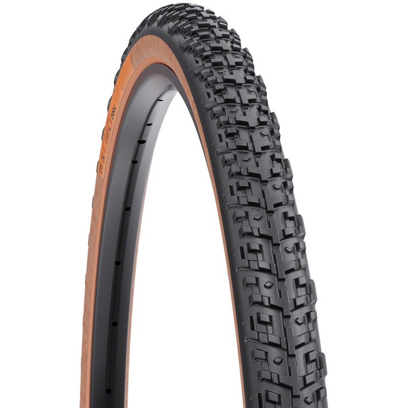 WTB Nano Tire – 700 x 40, TCS Tubeless, Folding, Black/Tan, Light/Fast Rolling, Dual DNA, SG