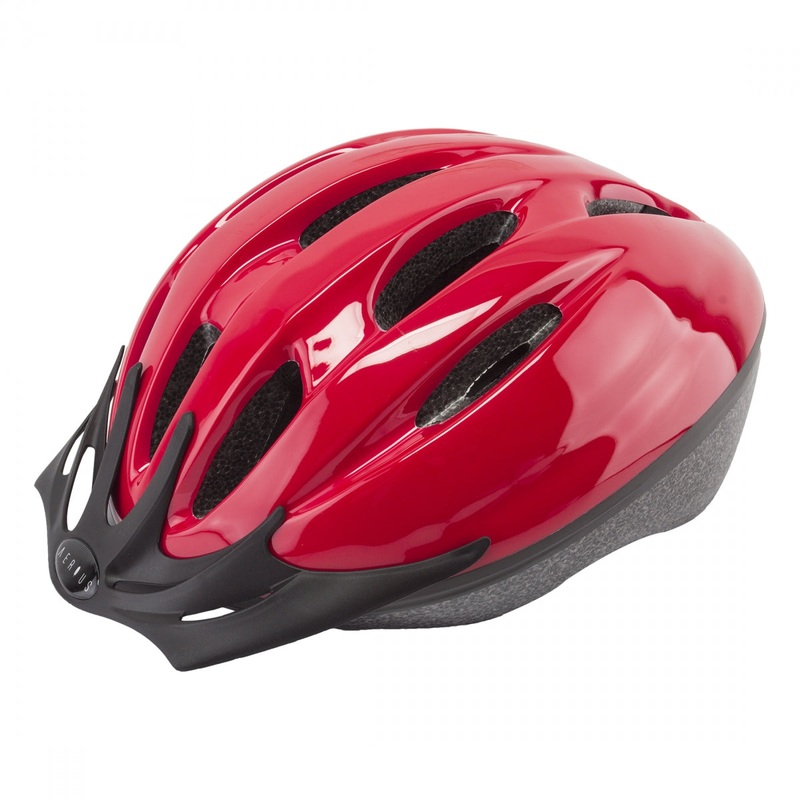 Bike Helmet Aerius V10 All-Purpose Head Lock Dial Retention System Red Small/Medium