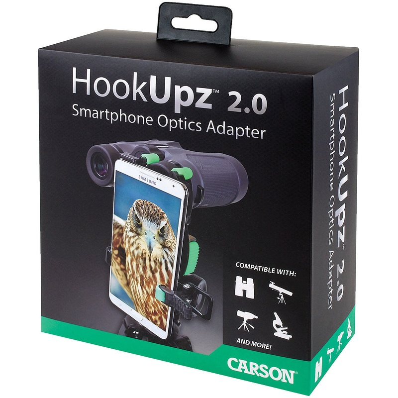 Carson Optical HookUpz 2.0: Universal Adapter for Binoculars – Capture and Share Your View!