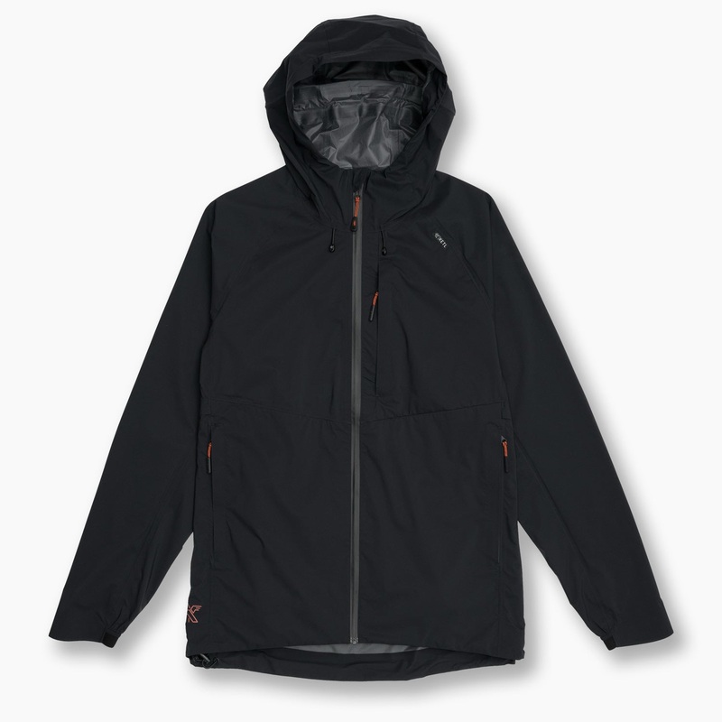 KETL Mtn BodBrella Lightweight Rain Jacket – Waterproof, Breathable, Packable Men’s Stretchy Shell Black Small