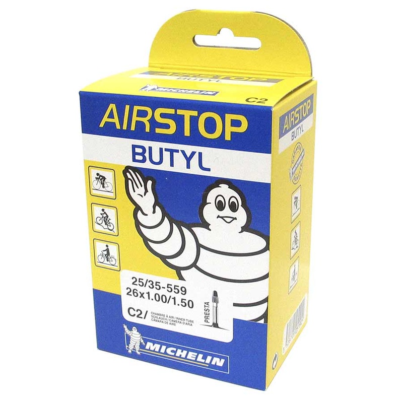 Michelin Airstop Butyl Tube Presta Length: 40mm 29×1.90-2.40