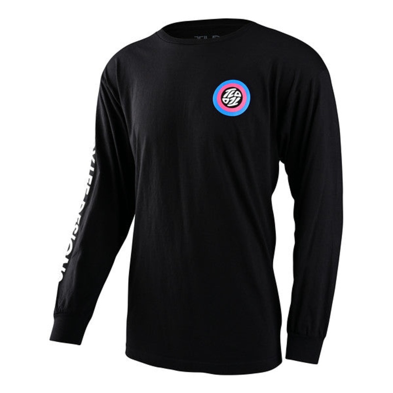 Troy Lee Designs Spun Long Sleeve Tee – Black Black Small