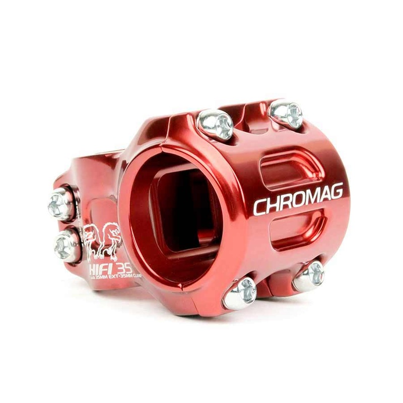 Chromag HiFi Stem 1-1/8” L: 50mm, 0, Dia: 35mm, Red