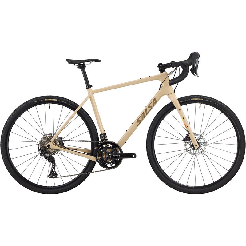 Salsa Warbird C GRX 820 2×12 Bike – 700c, Carbon, Tan, 49cm