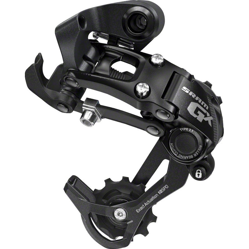 SRAM GX Type 2.1 10-Speed Long Cage Rear Derailleur Black Clutch 10sp