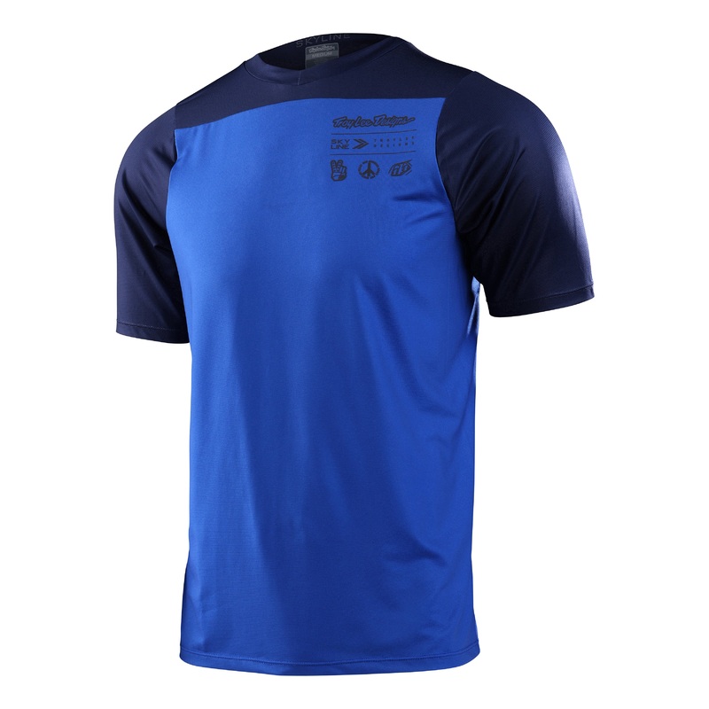 Troy Lee Designs Skyline Short Sleeve MTB Jersey – True Blue – 2023 True Blue Small