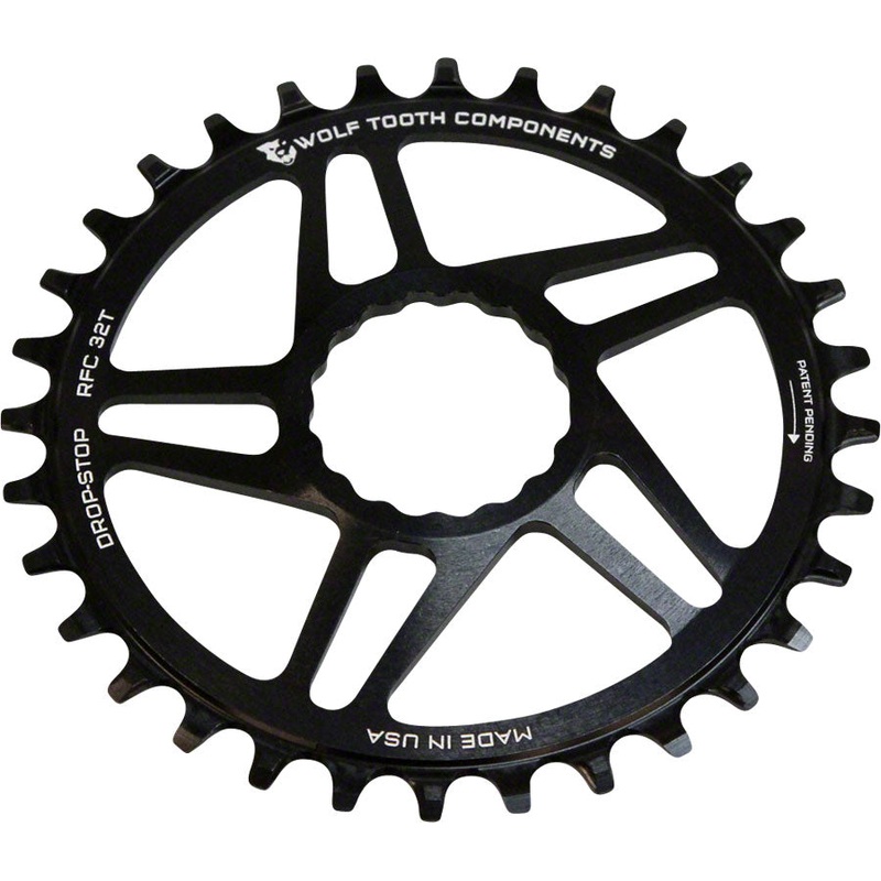 Wolf Tooth Components Drop-Stop Chainring 32T Direct Mount RaceFace Cinch Black