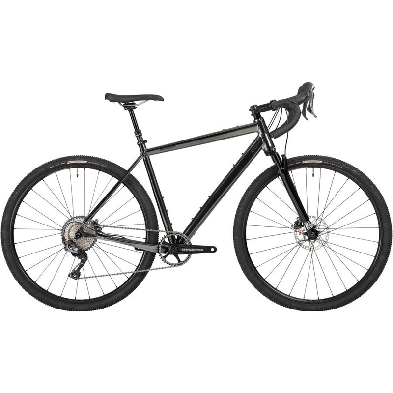 Salsa Stormchaser GRX 810 1x SUS Bike – 700c, Aluminum, Black, 54.5cm