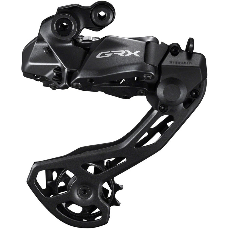 Shimano GRX RD-RX825 Di2 Rear Derailleur – 12-Speed, Long Cage, With Clutch, For 2x, Black