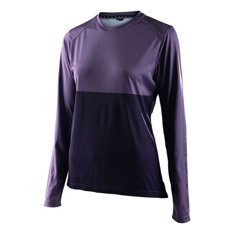 Troy Lee Designs Lilium Long Sleeve MTB Jersey – Womens – Block – Orchid-Purple Orchid – Purple X-Small