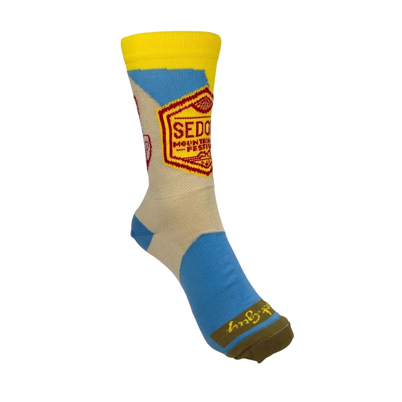 2025 Festival Sock Yellow/Blue Small/Medium