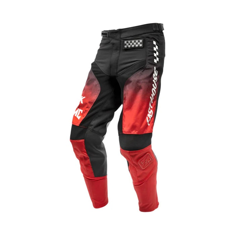 Fasthouse Grindhouse Twitch Pant – Black-Red Black – Red 34″
