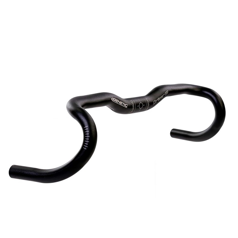 Genetic Driser-16 Aluminum Bike Bars  31.8mm Drop & Riser Cycling Handlebars for Gravel, CX, Touring, & Commuting 40cm