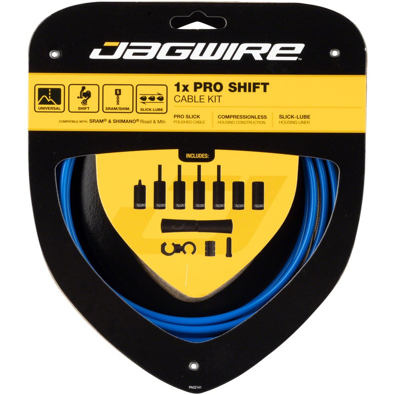Jagwire 1x Pro Shift Kit Road/Mountain SRAM/Shimano SID Blue