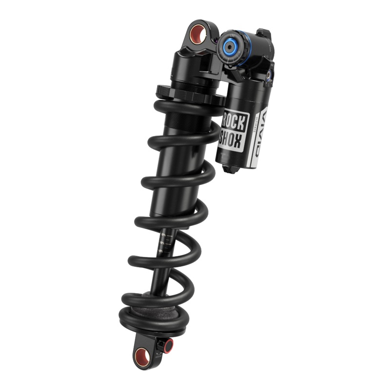 RockShox Vivid Coil Ultimate RC2T Rear Shock – 205 x 65 mm, Reb 55 / Comp 30, L/O2, Standard Trunnion, C1