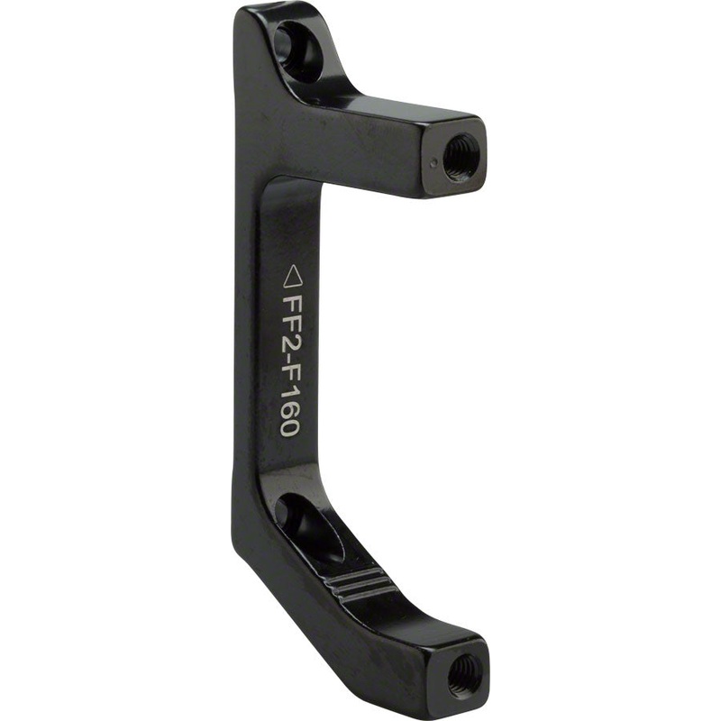 TRP FF2 Disc Brake Adapter – Front, Flat Mount Fork to Post Mount Caliper, For 160 mm Rotors, Includes two M5x17mm Bolts
