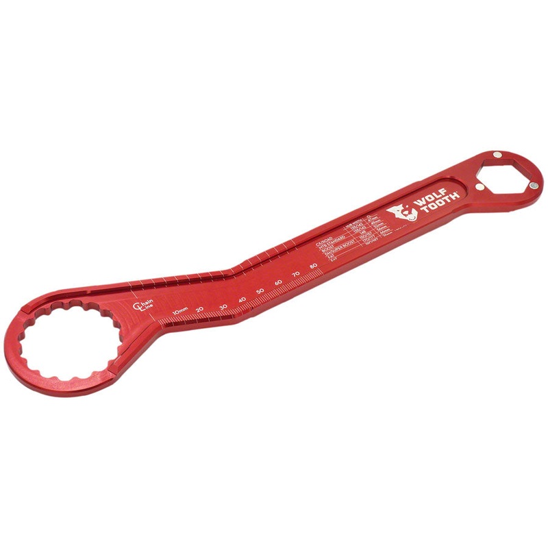Wolf Tooth Components Pack Wrench 1 Inch Hex Drive 16-Notch 44mm Bottom Bracket