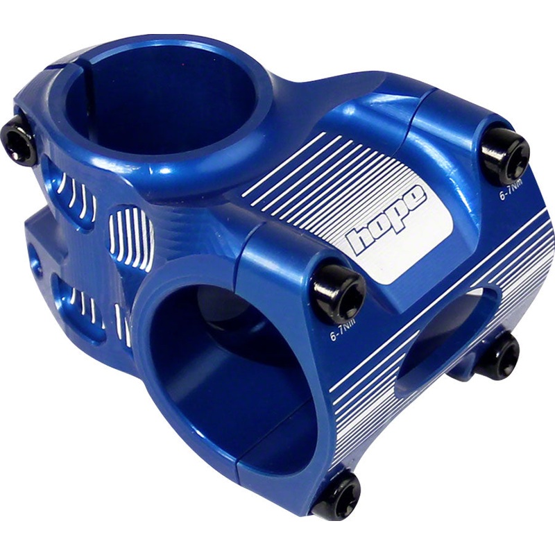 Hope Freeride Stem, 35mm +/- 0 degree 1-1/8″ Threadless Blue