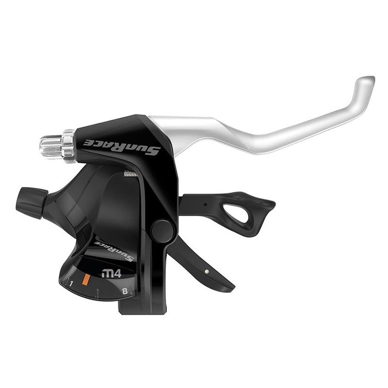 Sunrace STM406 Trigger Shifters  3 & 7-Speed Composite MTB, E-Bike, City Bike Gear, Lightweight, Durable, Shimano Compatibility 7