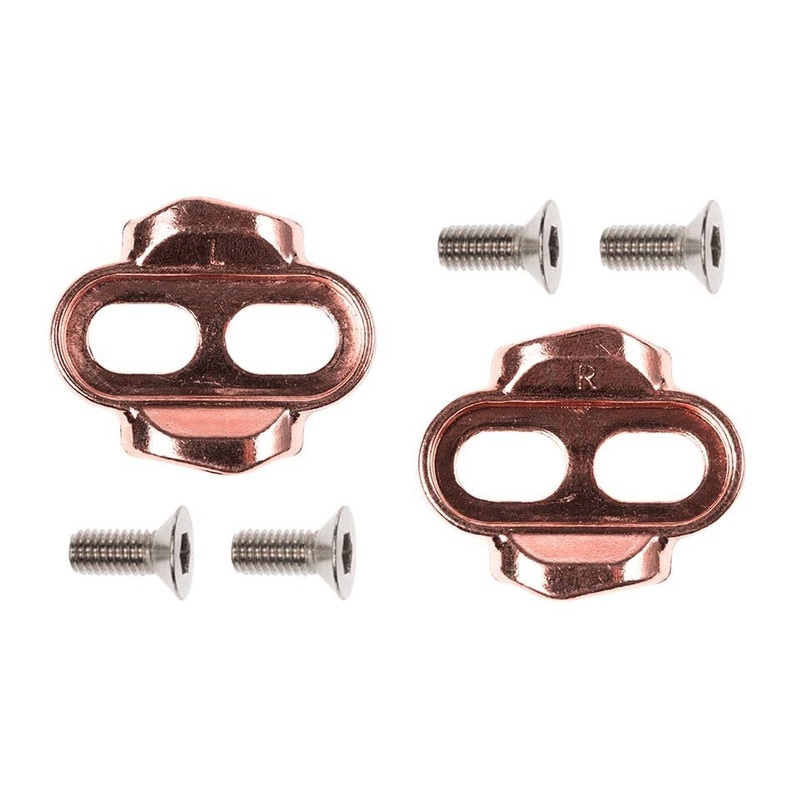 Crank Brothers Easy Release Cleats Kit – 6 Deg Float – Rose Rose 6 Degree Float Pair