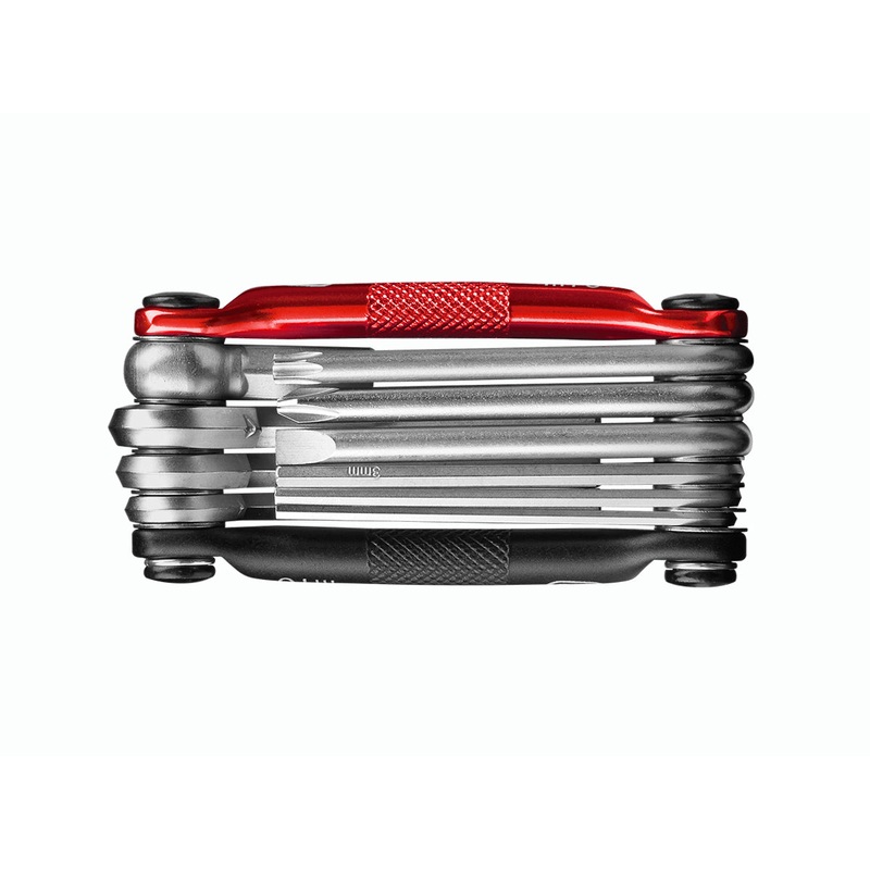 Crank Brothers M10 Multi-Tool – Black-Red Black – Red