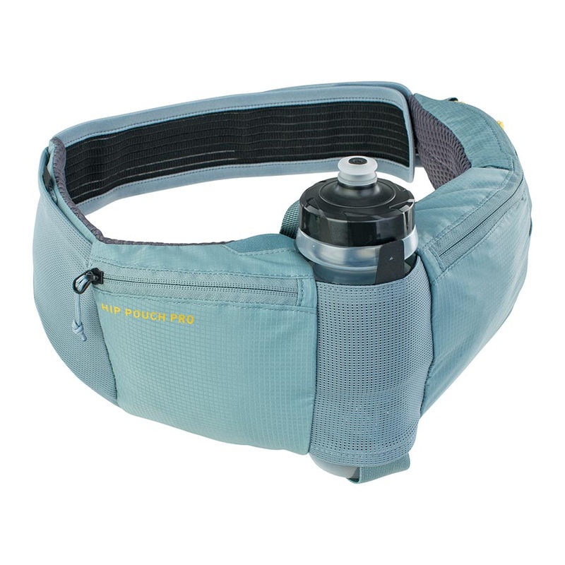 EVOC Hip Pouch Pro + Drink Bottle, Bag, 1.5L, Steel